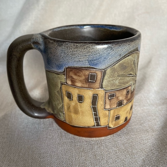 Mara Kitchen Mara Handmade Heavy Coffee Mugs Mexico Design Signed